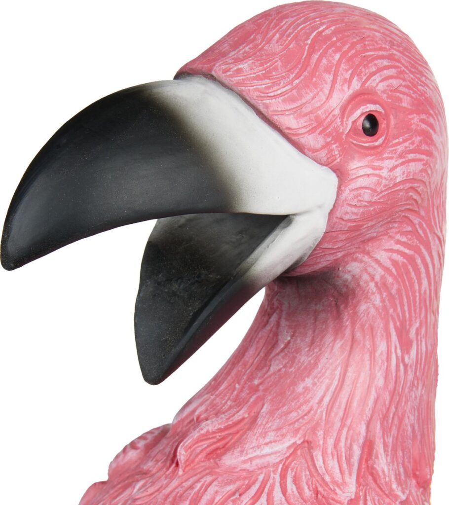 BRUBAKER Wijnfleshouder Dorstige Flamingo - Fleshouder Dronken Dieren - Flesstandaard Grappig - Roze Vogel Decoratief Beeldje Handgeschilderd Bar Wijn Accessoires - Grappige Decoratie Wijn Cadeau