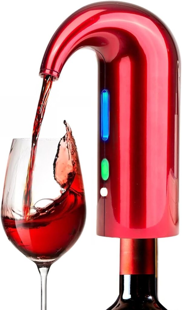 Wijnbeluchter Wijn Beluchter Elektrische rode Wijn karaf Slimme one knop Snelle schenker Pourer voor BBQ-de Gift van het Familiefeest